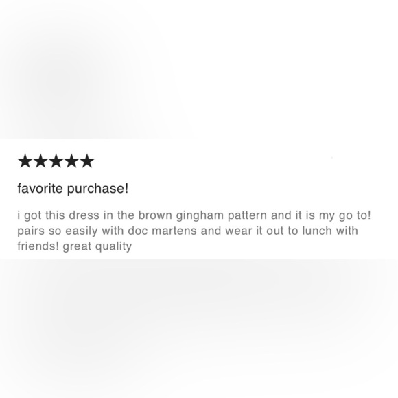 UO Gingham Brown Mini Dress Coquette Cottagecore Festival Outhold Boho Hipster L - Picture 5 of 12